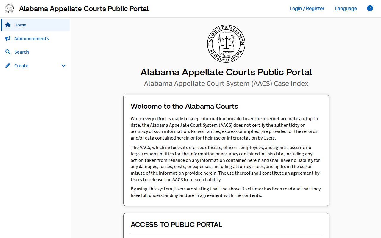 Marengo County court records Alabama appellate portal
