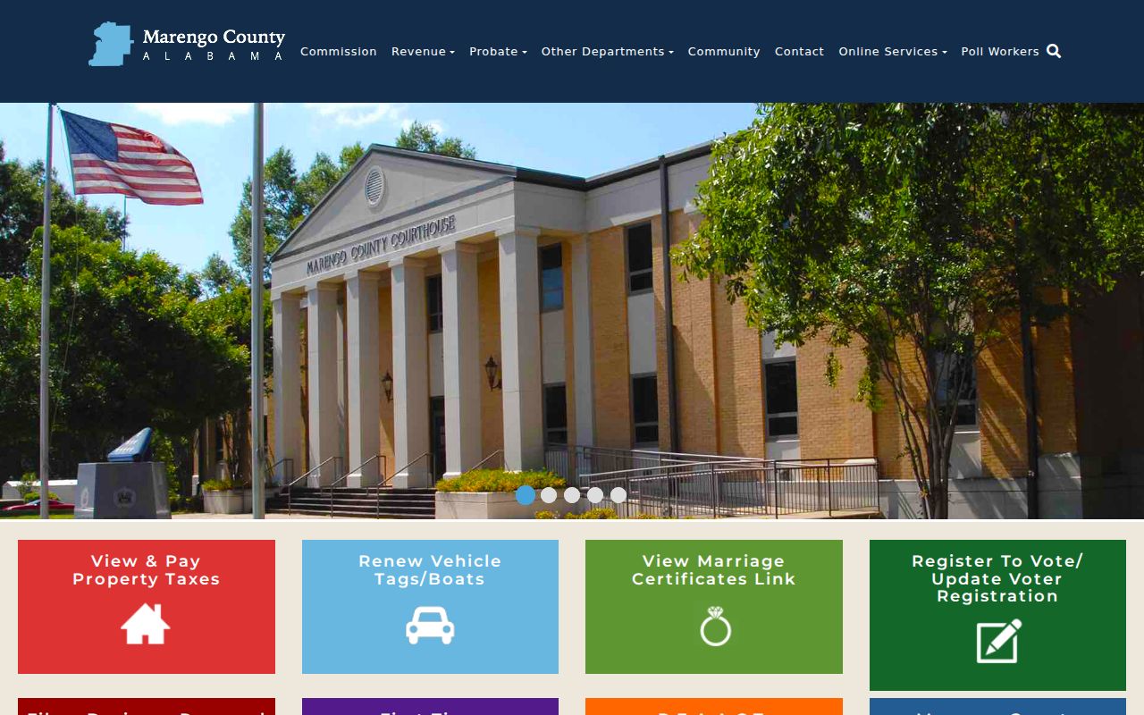Marengo County government records and office directory